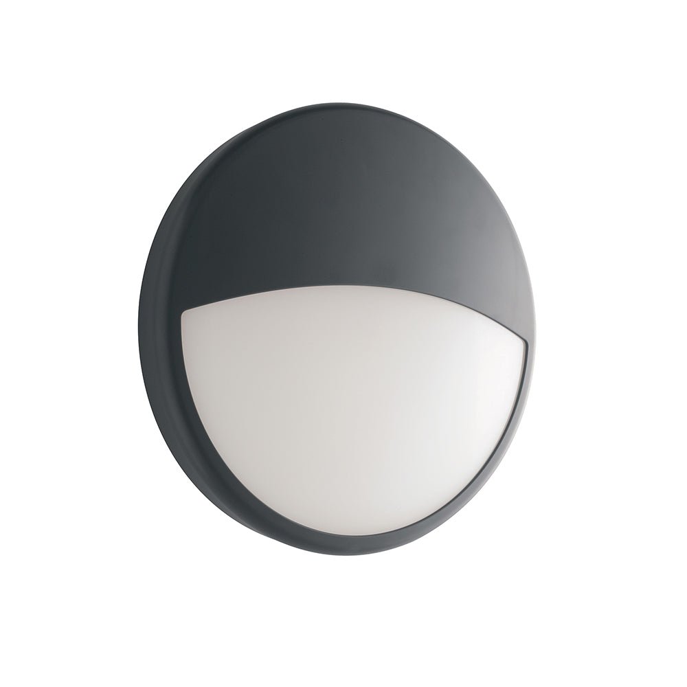 FAN LED-EVER-XLP ANT Venkovní nástěnné svítidlo LED EVER antracit, polykarbonát, 28 W, 3750 lm, 3000 K, IP65, 30 x 8 cm - FANEUROPE