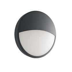 Obrázek pro produkt Venkovní nástěnné svítidlo LED EVER antracit, polykarbonát, 28 W, 3750 lm, 3000 K, IP65, 30 x 8 cm - FANEUROPE