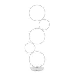 Obrázek pro produkt Stojací lampa PIANTANA LED FREDY bílá, 36 W, 4080 lm, CCT, 46,3 x 25 x 117 cm - FANEUROPE