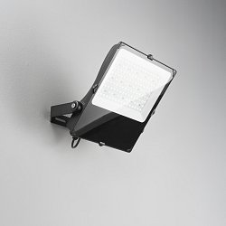 Obrázek pro produkt LED reflektor Giove černý, 200 W, 32000 lm, 3000 K, IP66, vyzařovací úhel 30 °, 39,4 x 5,6 x 44,5 cm - FANEUROPE