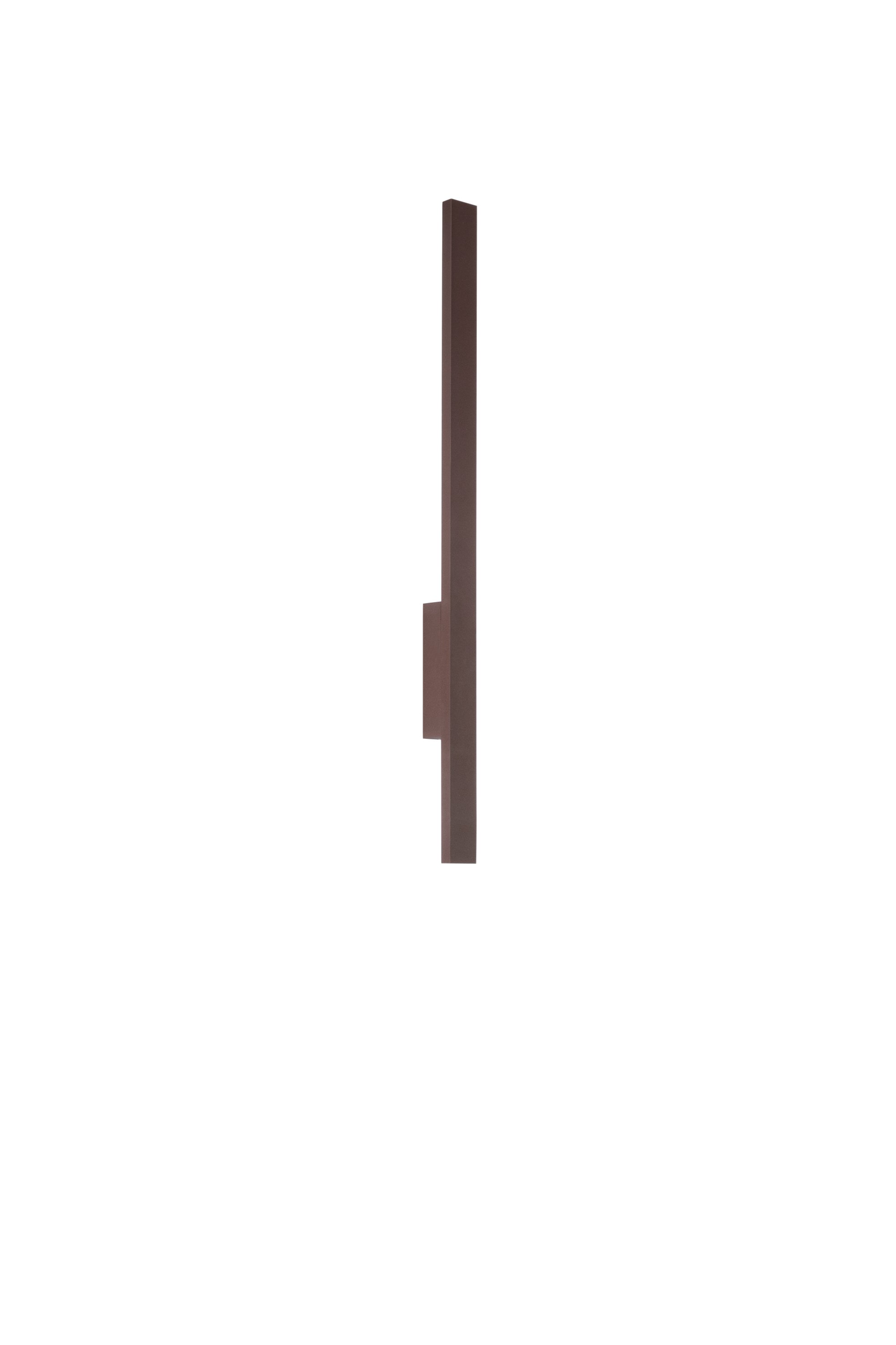 FAN LED-HERCULES-100 Nástěnné svítidlo Hercules corten, hliník s PC difuzorem, 23 W, 3500 lm, CCT 2700/3300/4000 K, IP65, 60 x 55 x 1000 mm - FANEUROPE