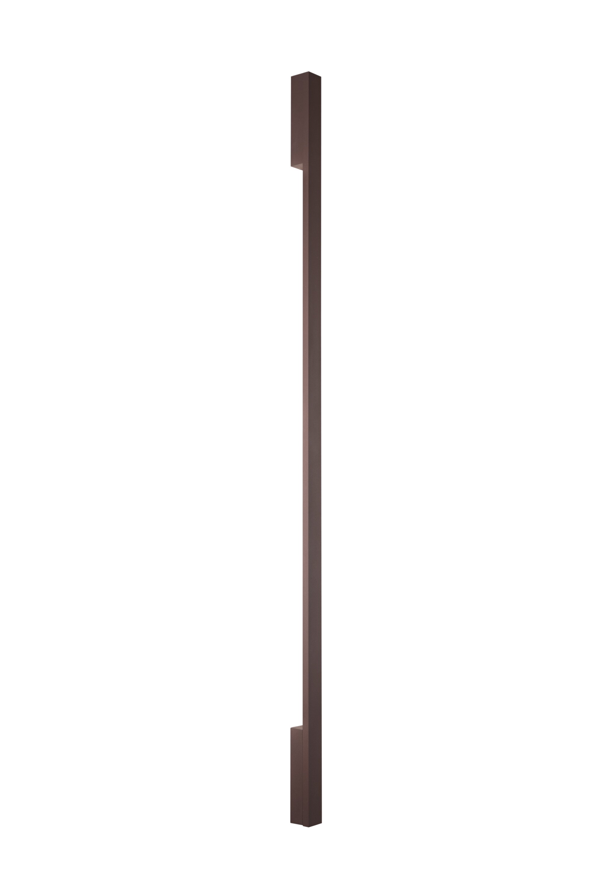 FAN LED-HERCULES-200 Nástěnné svítidlo Hercules corten, hliník s PC difuzorem, 47 W, 6800 lm, CCT 2700/3500/4000 K, IP65, 60 x 55 x 2000 mm - FANEUROPE