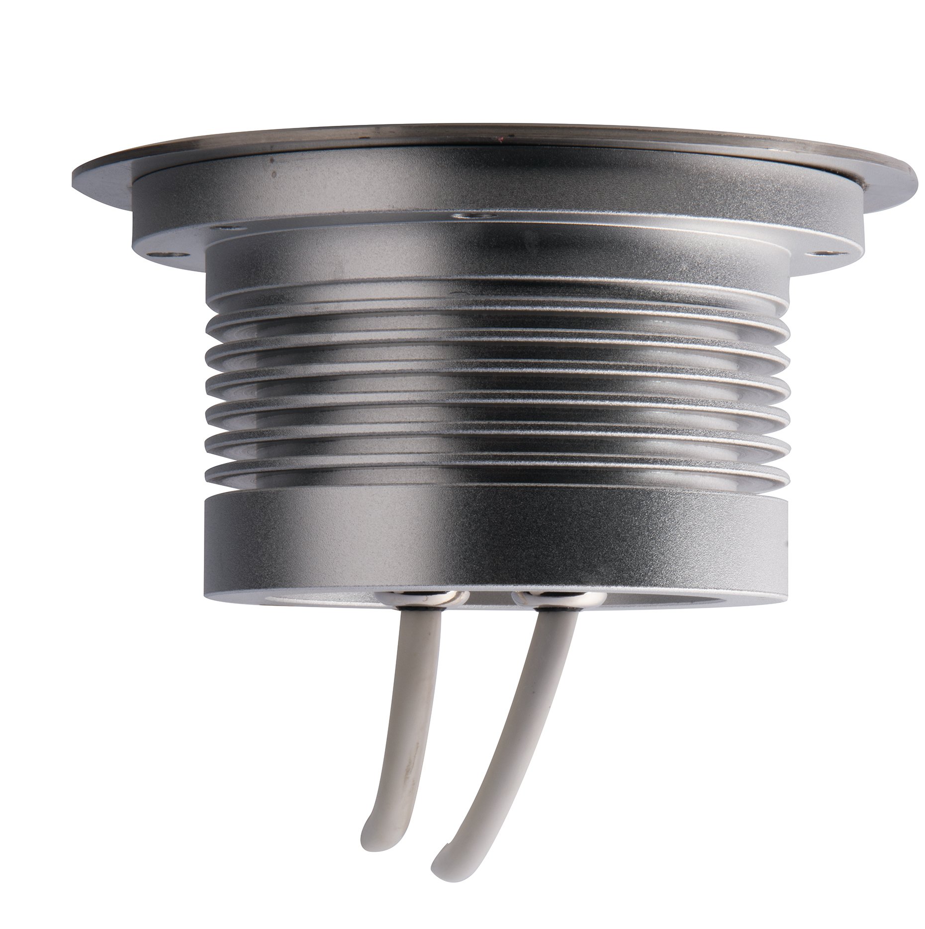 FAN LED-IRIDE-R14 Pochozí venkovní LED svítidlo IRIDE DC12/24V stříbrná, hliník, 18x1 W, RGB, stmívatelné, IP67, 114,5 x 7,3 cm - FANEUROPE