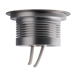 Obrázek pro produkt Pochozí venkovní LED svítidlo IRIDE DC12/24V stříbrná, hliník, 18x1 W, RGB, stmívatelné, IP67, 114,5 x 7,3 cm - FANEUROPE