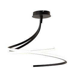 Obrázek pro produkt Stropní LED svítidlo KINETIC černá, 40 W, 5440 lm, CCT, 60 x 4 x 58 cm - FANEUROPE