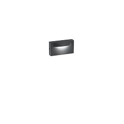 Obrázek pro produkt Nástěnné LED svítidlo Mobula (antracit) 8 W, 1100 lm, 3000 K, IP65, 137 x 40 x 75 mm - FANEUROPE