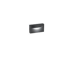 Obrázek pro produkt Nástěnné LED svítidlo Mobula (antracit) 8 W, 1100 lm, 3000 K, IP65, 137 x 40 x 75 mm - FANEUROPE
