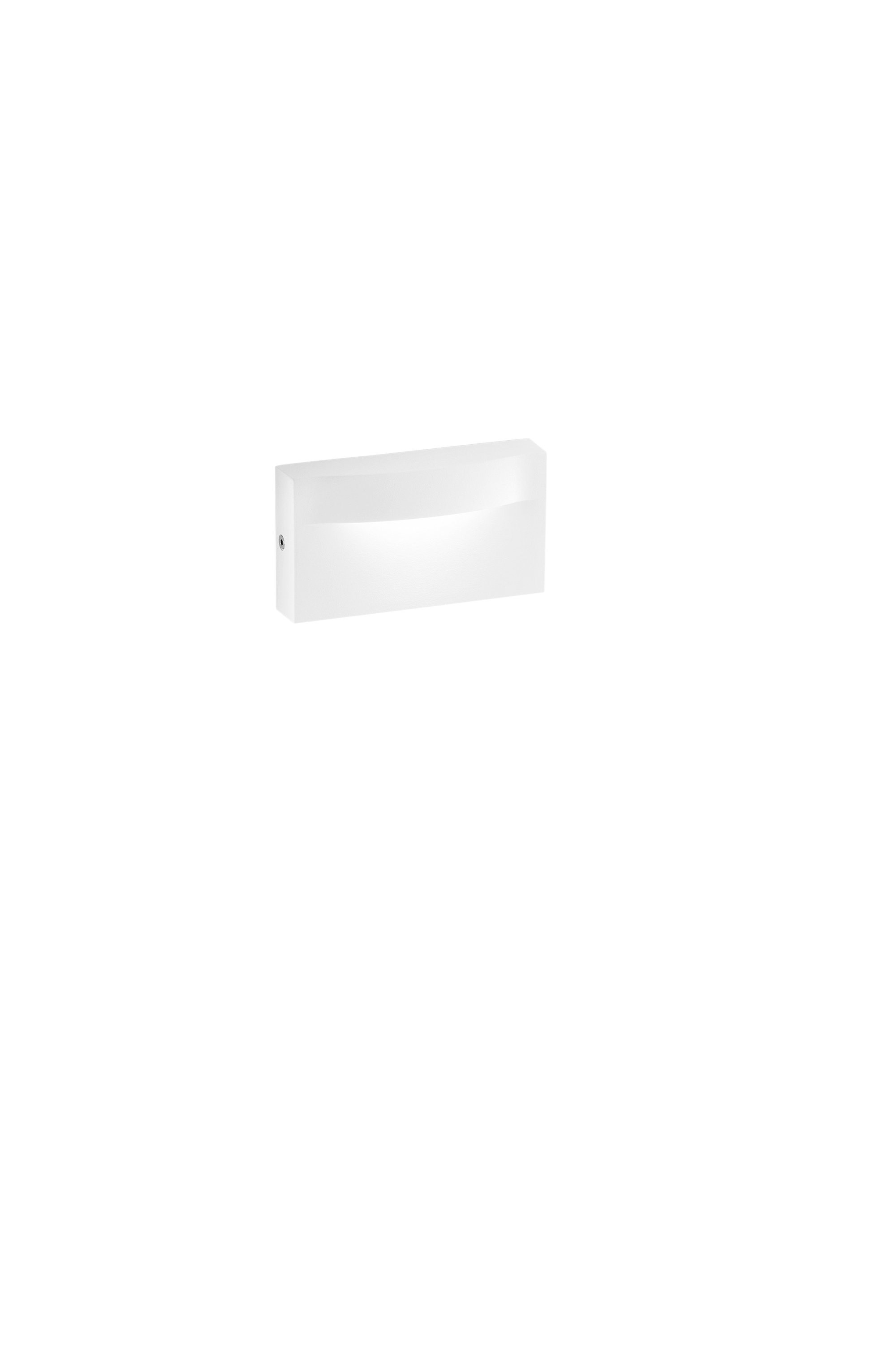 FAN LED-MOBULA-AP-BCO Nástěnné LED svítidlo Mobula (bílé) 8 W, 1100 lm, 3000 K, IP65, 137 x 40 x 75 mm - FANEUROPE