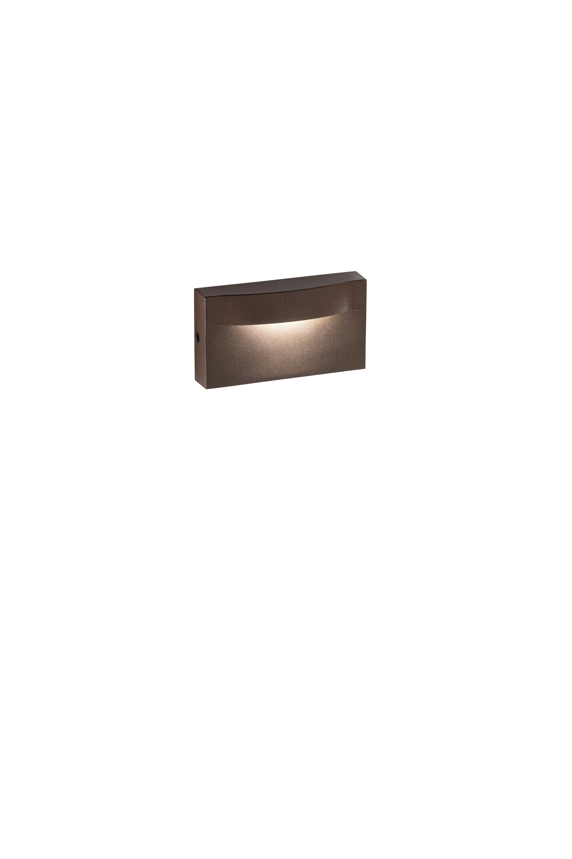 FAN LED-MOBULA-AP-BRO Nástěnné LED svítidlo Mobula (bronzo) 8 W, 1100 lm, 3000 K, IP65, 137 x 40 x 75 mm - FANEUROPE