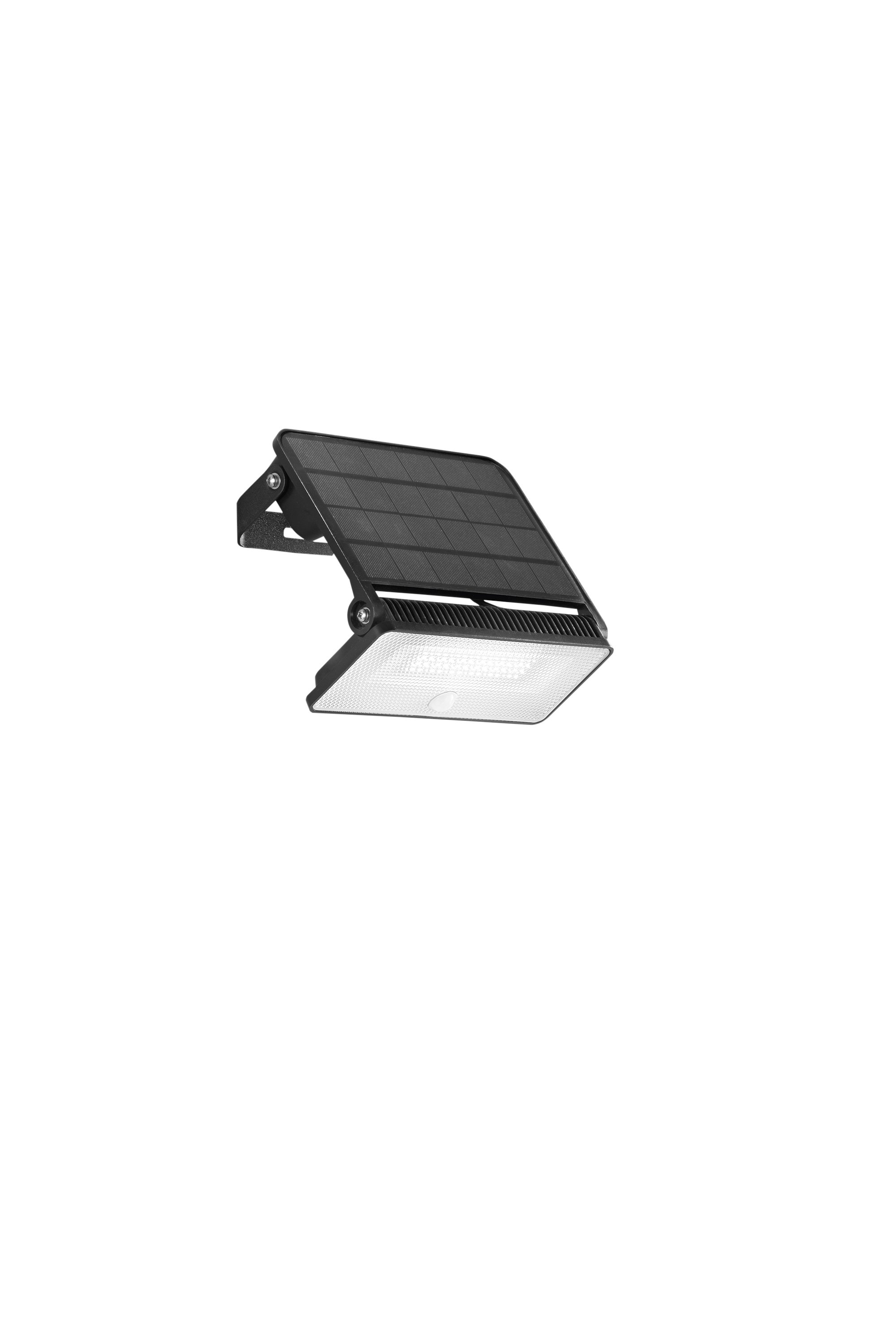 FAN LED-NASA-SOLAR Solární LED reflektor Nasa 1600 lm, 4000 K, se solárním panelem a senzorem, IP54 - FANEUROPE