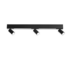 Obrázek pro produkt Nástěnné svítidlo LED ORIENTED černá 3 x GU10 + LED 2 x 8 W 1180 lm CCT 90 x 18 x 10 cm - FANEUROPE