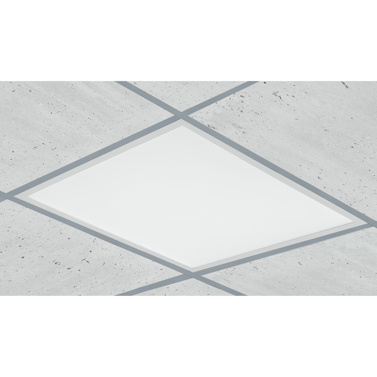 FAN LED-PANEL-60X60BK LED panel bílá akrylát / hliník 40 W 4800 lm 4000 K 59,5 x 59,5 x 3,5 cm - FANEUROPE