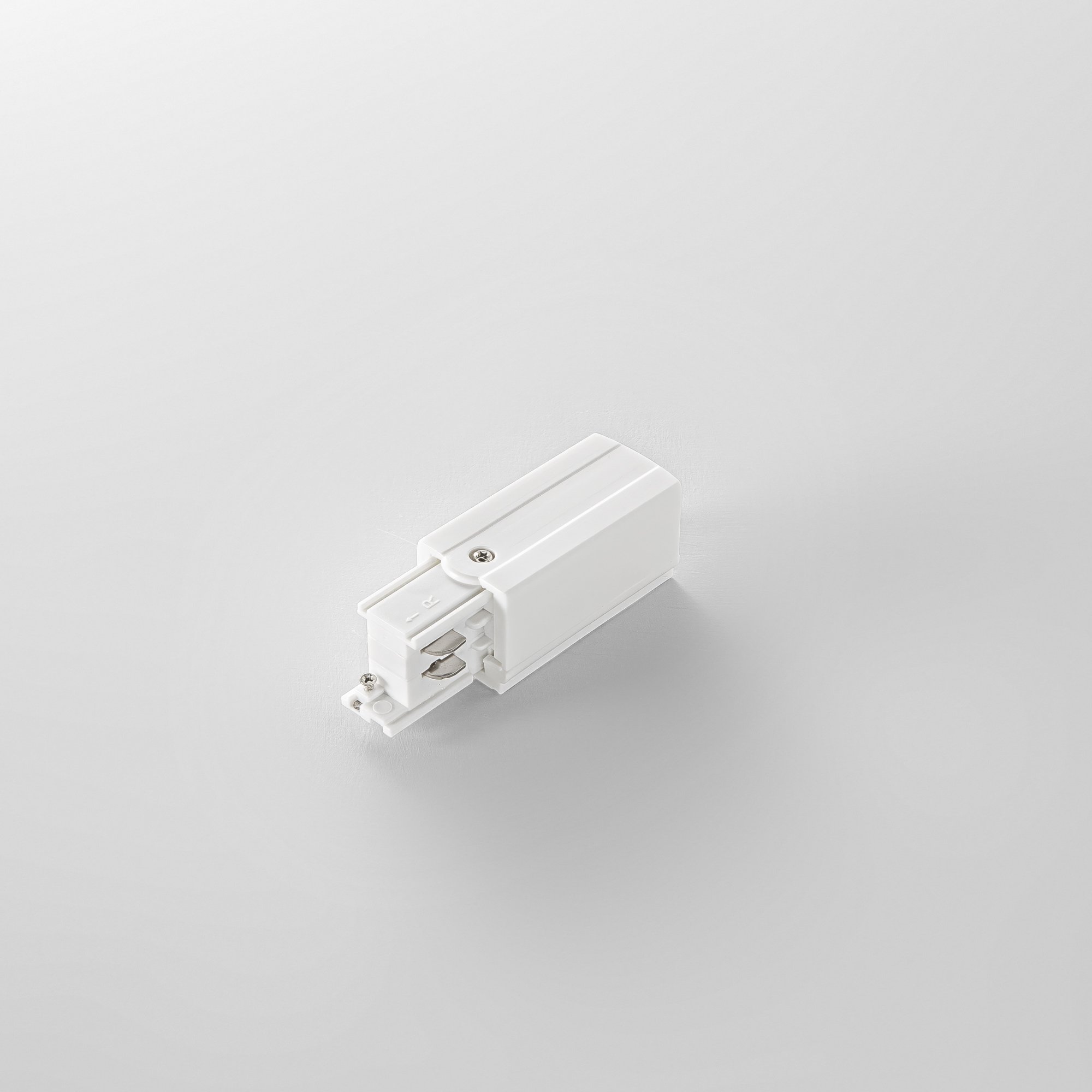 FAN LED-RAIL-NEST-SX-BCO 3‑fázový systém RAIL levý připojovací adaptér bílá - FANEUROPE