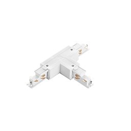 Obrázek pro produkt 3‑fázový systém RAIL levé T‑spojení bílá - FANEUROPE