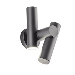 Obrázek pro produkt Venkovní nástěnné svítidlo LED REVERSE antracit hliník 7,5 W 620 lm 4000 K IP44 25,3x10,5x17,2 cm - FANEUROPE