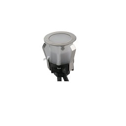 Obrázek pro produkt Sada 6 zápustných venkovních svítidel LED RIDER DC 12 V nikl 6x0,6 W 360 lm 4000 K IP67 3x3,7 cm - FANEUROPE