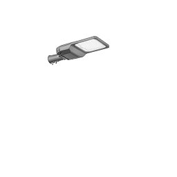 Obrázek pro produkt Silniční LED světlo Roadway (šedé, kov) 100 W, 17 000 lm, 4000 K, CRI > 70, IK 08, IP65, 548 x 220 x 98 mm - FANEUROPE