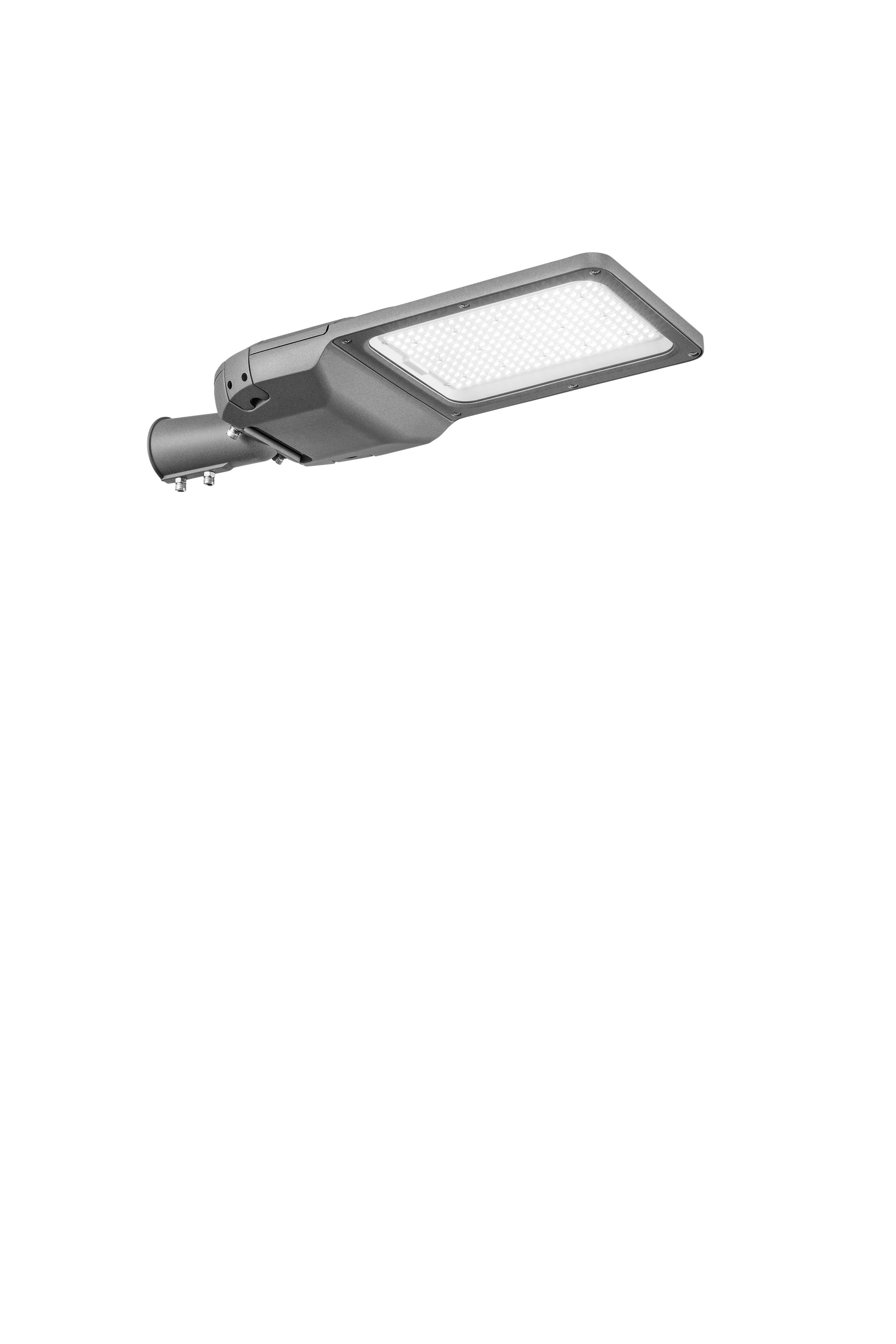 FAN LED-ROADWAY-150C Silniční LED světlo Roadway (šedé, kov) 150 W, 24 750 lm, 3000 K, CRI > 70, IK 08, IP65, 638 x 250 x 98 mm - FANEUROPE