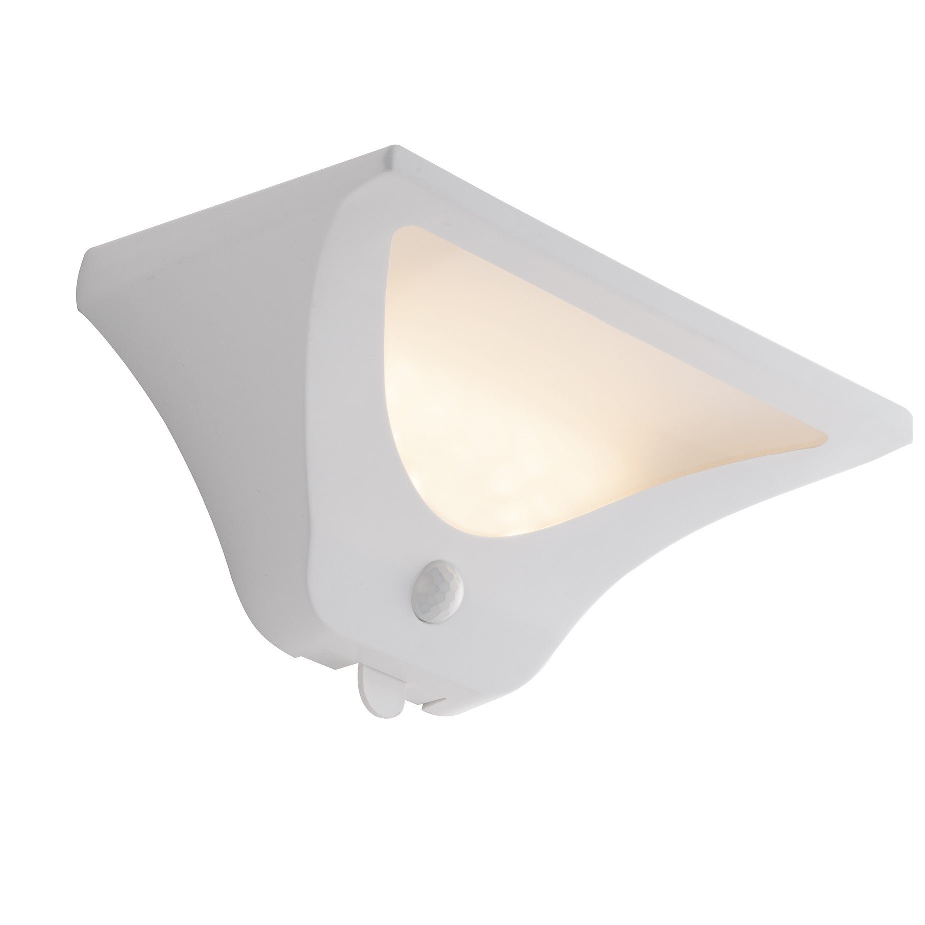 FAN LED-SKYP-AP Solární nástěnné svítidlo LED SKYP bílá plast 3 W 130 lm 4000 K IP54 solar / senzor 11,2x22,4x11,2 cm - FANEUROPE