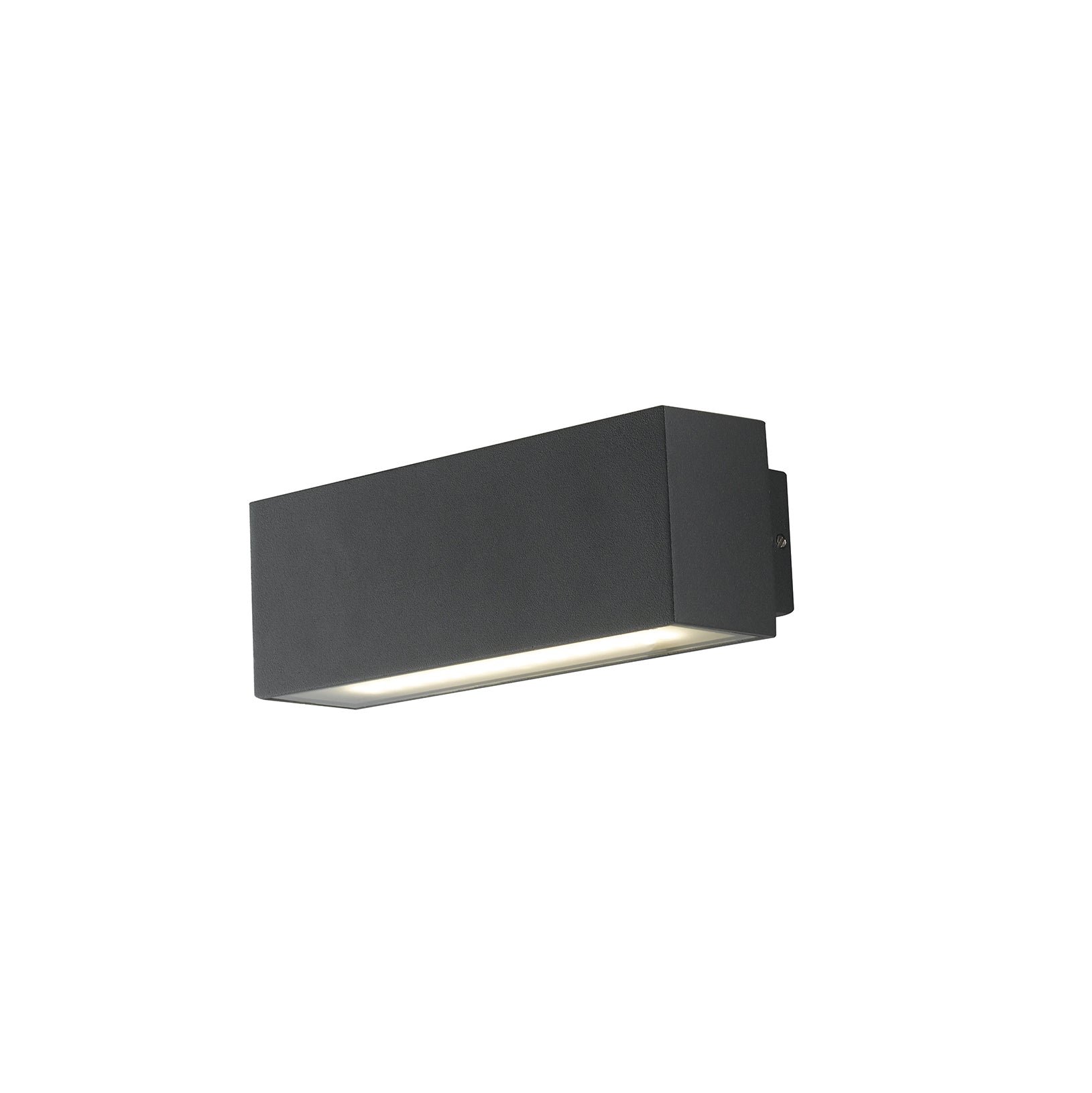 FAN LED-W-AGERA-180 Venkovní nástěnné svítidlo LED AGERA černá hliník 2x6 W 1380 lm 3000/4000 K IP54 7 x 18 x 6,5 - FANEUROPE