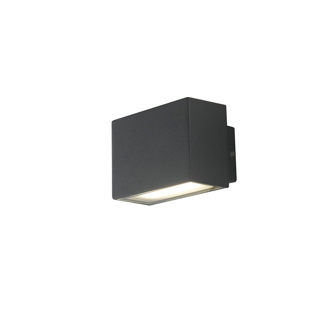 FAN LED-W-AGERA-90 Venkovní nástěnné svítidlo LED AGERA černá hliník 2x3 W 680 lm 3000/4000 K IP54 7 x 18 x 6,5 - FANEUROPE