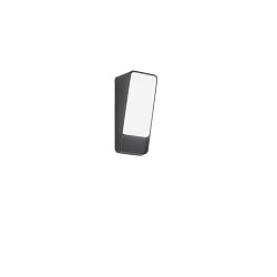 Obrázek pro produkt Nástěnné LED svítidlo Coupe (antracit, hliník) 14 W, 1950 lm, 3000 K, IP65, 8,3 x 8,7 x 20,9 cm - FANEUROPE