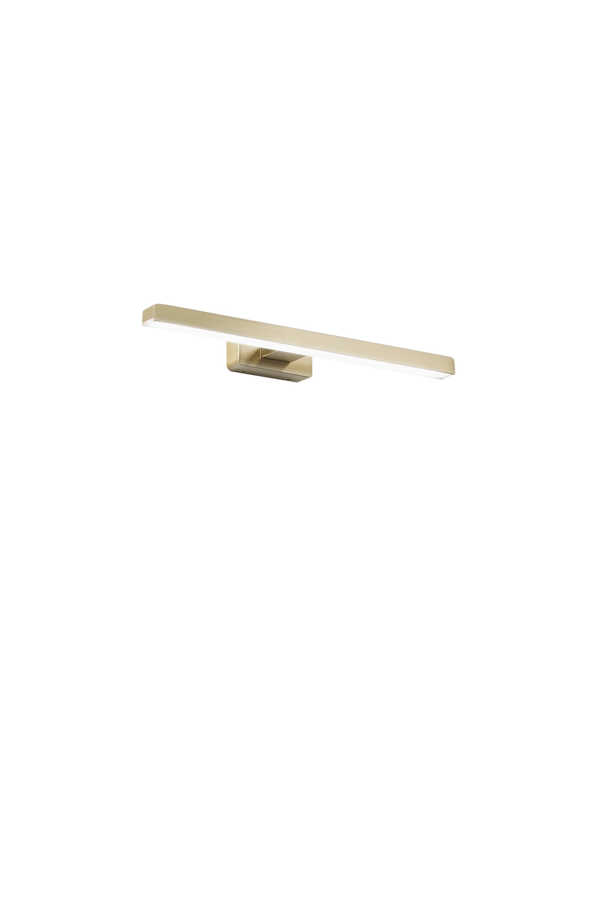 FAN LED-W-LANCER-40-ORO Nástěnné LED svítidlo Lancer (zlaté satinované, kov) 10 W, 40 x 9 x 4 cm - FANEUROPE