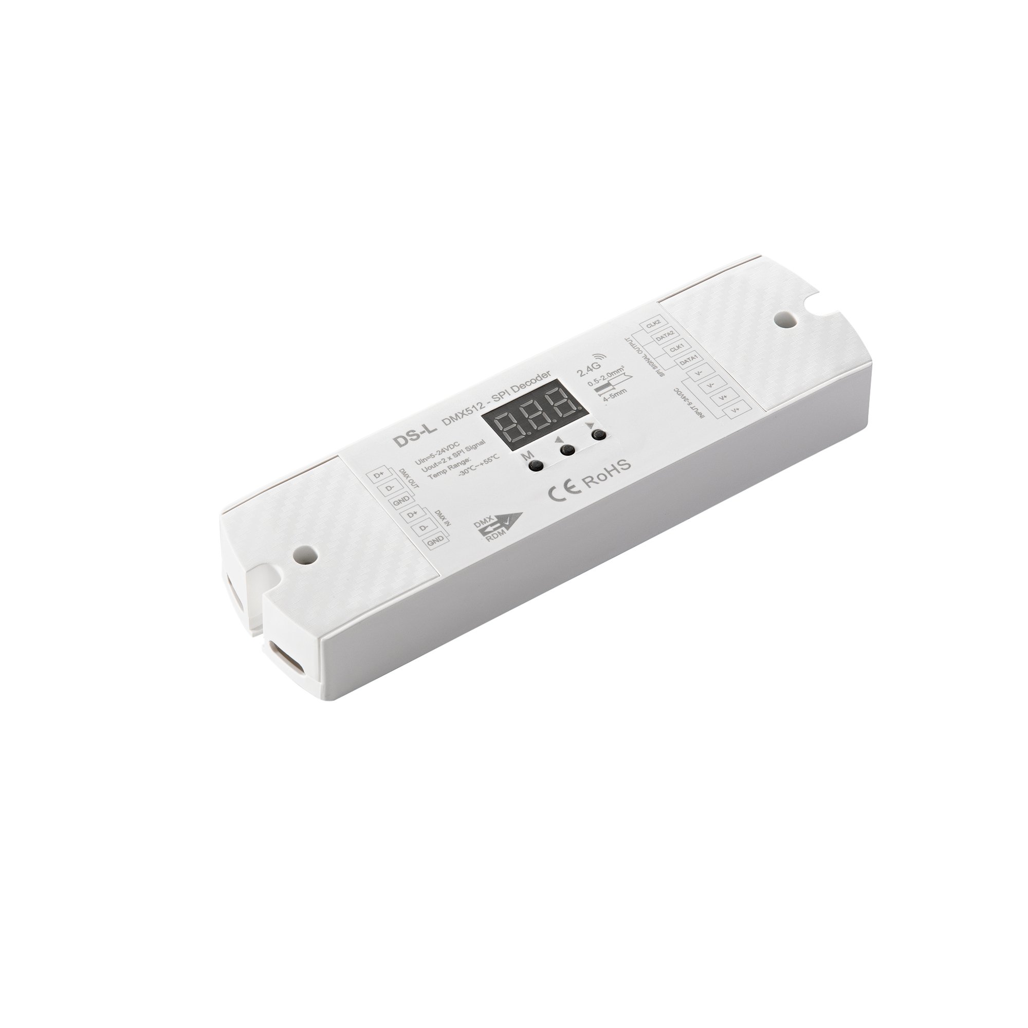 FAN RF-DMX-DECODER-SPI Dekodér DMX512 + RF 2,4 GHz - FANEUROPE (obrázek 3)