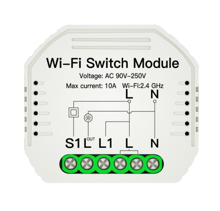 FAN SMART-SWITCH-1 Wi‑Fi kontroler 2,4 GHz pro zapnutí/timer spínače 1 vodič 230 V max 10 A SMART INTEC - FANEUROPE