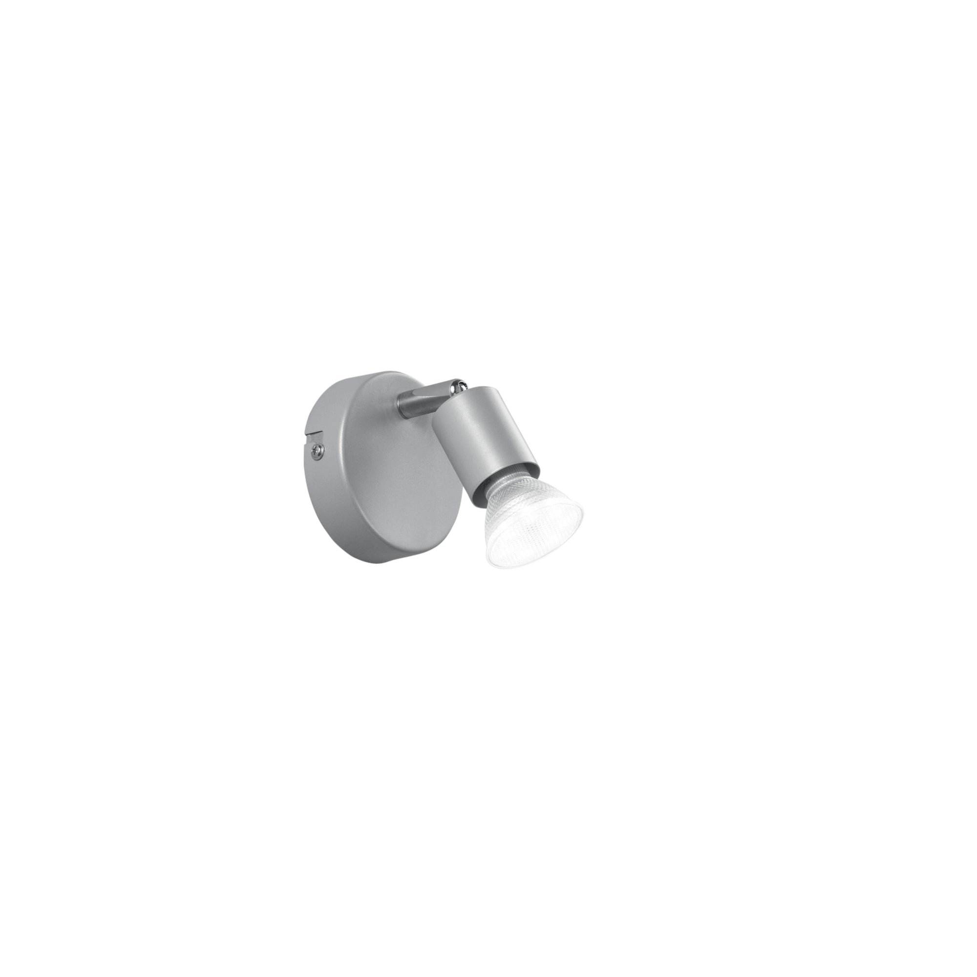 FAN SPOT-COOPER-1 Spotové svítidlo SPOT LED COOPER stříbrná 1xGU10 LED 5 W 400 LM 2700 K 11x4,5x8,5 cm - FANEUROPE