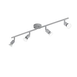 Obrázek pro produkt Spotové svítidlo SPOT LED COOPER stříbrná 4xGU10 LED 5 W 400 LM 2700 K 78,5x8,5x14 cm - FANEUROPE