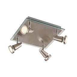 Obrázek pro produkt Spotové svítidlo SPOT LED MIAMI chrom/nikl 4xGU10 LED 5 W 400 LM 2700 K 26x26x14,5 cm - FANEUROPE