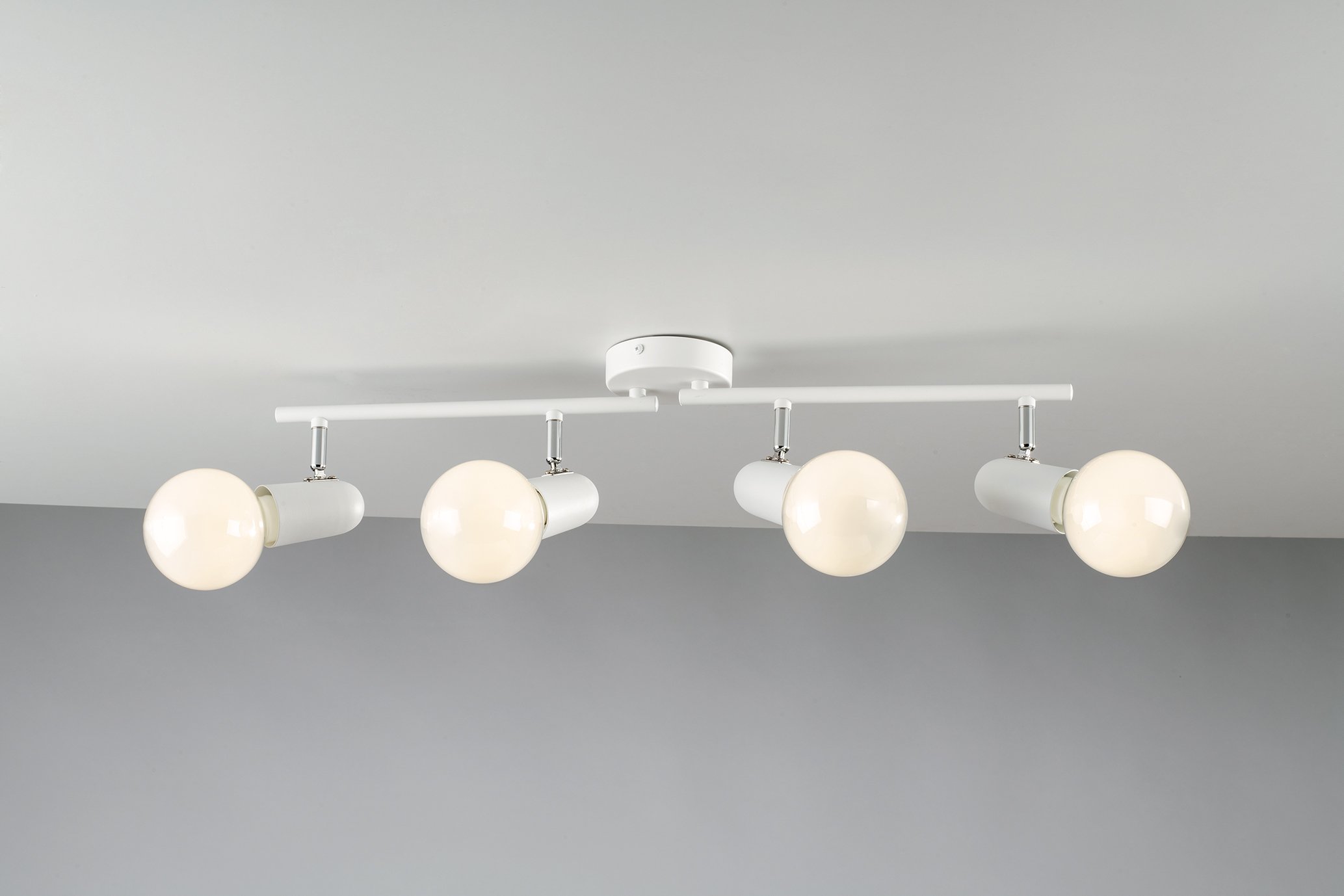 FAN SPOT-PUNTO-4 BCO Spotové svítidlo SPOT PUNTO bílá 4xE27 68x10x14 cm - FANEUROPE