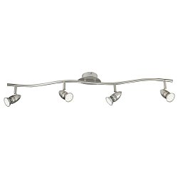 Obrázek pro produkt Spotové svítidlo SPOT LED SUNNY nikl 4xGU10 LED 5 W 400 LM 2700 K 94,1 x 11x 16 cm - FANEUROPE