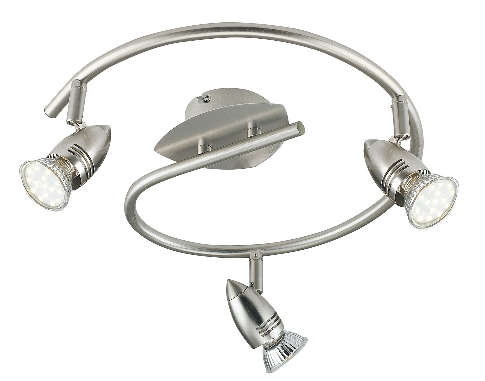 FAN SPOT-SUNNY-S3 Spotové svítidlo SPOT LED SUNNY nikl 3xGU10 LED 5 W 400 LM 2700 K 42,87 x 13 x 16 cm - FANEUROPE