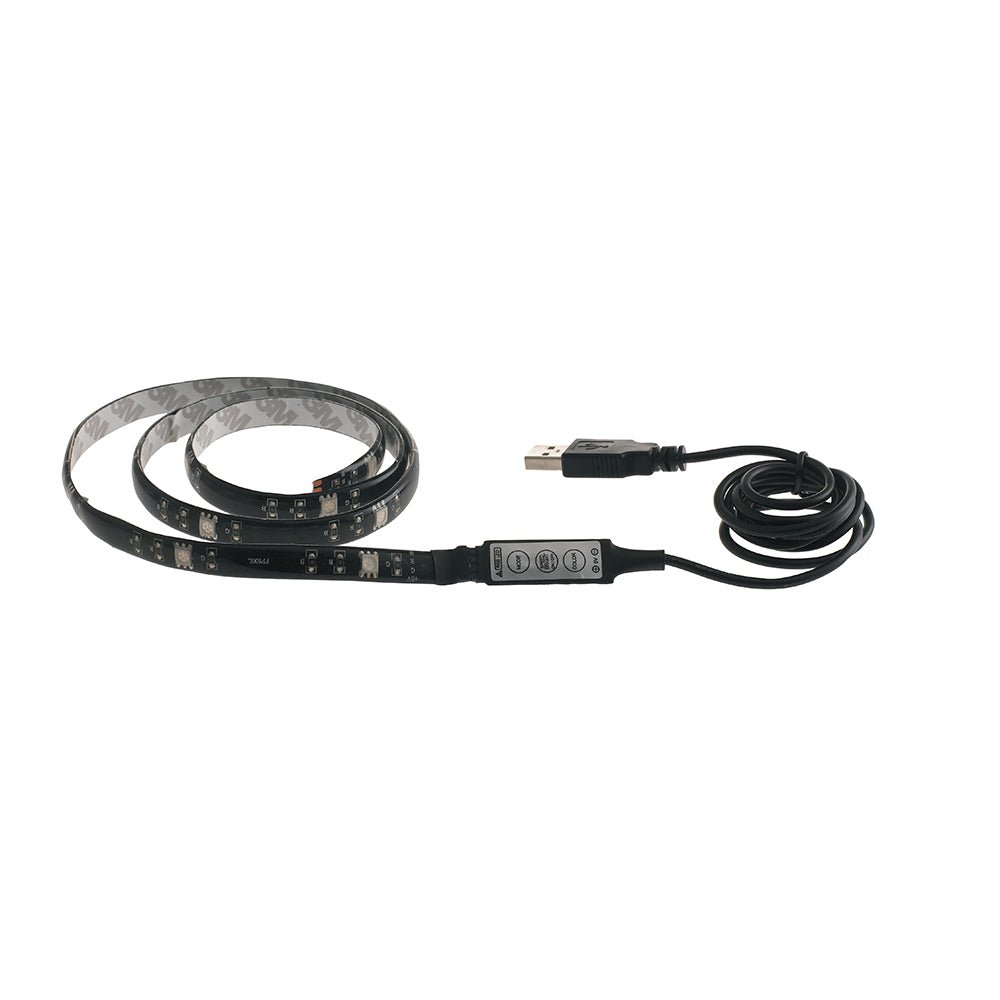 FAN STRIP-SURROUND LED pásek 5050 SURROUND KAPTON / silikon 15 LED/m 1,5 W/m RGB IP65 USB 1x100x0,3 cm - FANEUROPE