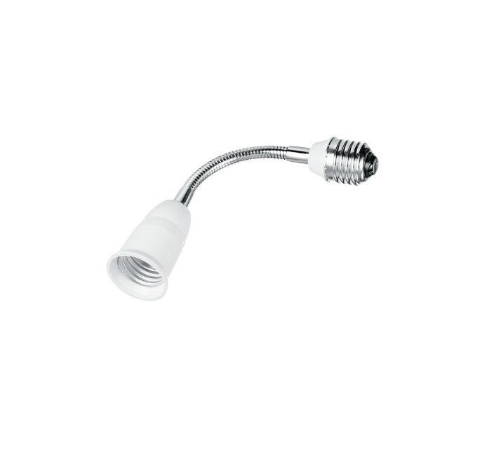 FAN ADATTATORE-E27-E27 Adaptér pro držák žárovky z E27 na E27 FLEXIBILNÍ 20cm - FANEUROPE