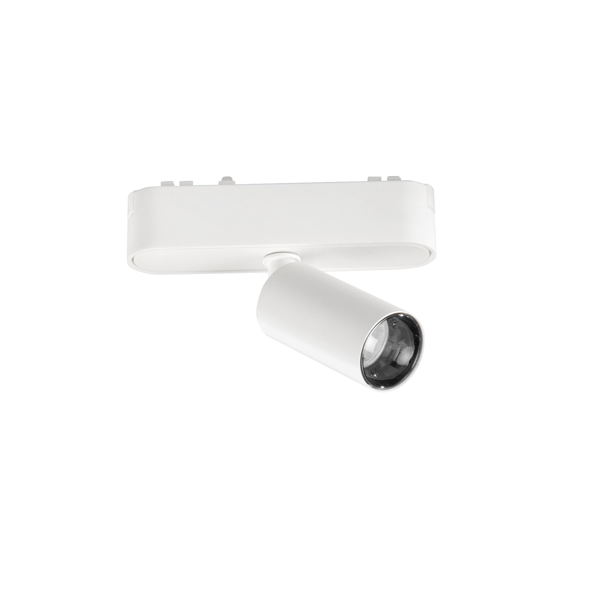 FAN BERNINI-FANS-5-BCO Systém 48 V – LED svítidlo na liště Bernini, 48 V, bílé, hliník/plast, 5 W, 640 lm, CCT, 11,45 x 9,47 x 3,1 cm - FANEUROPE