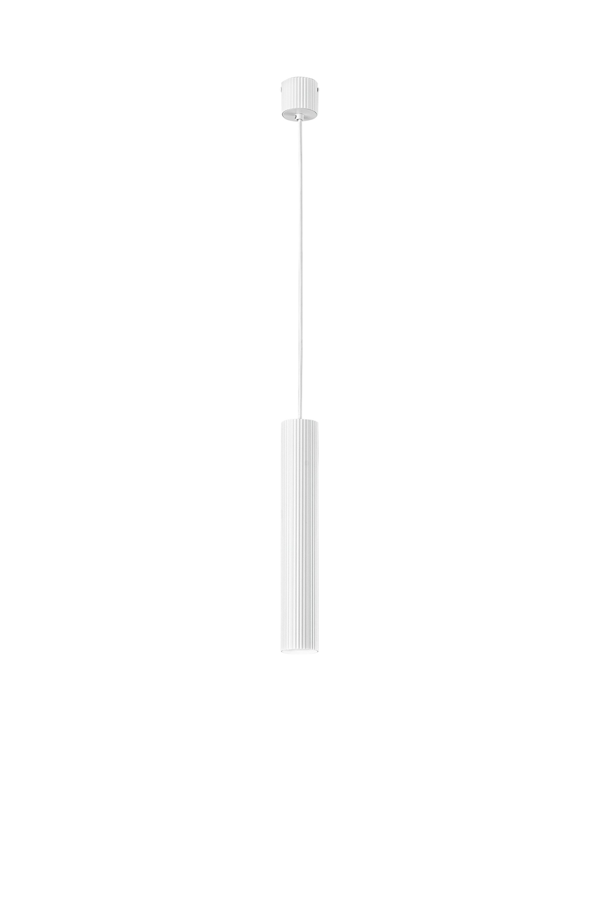 FAN I-LORD-S35-BCO Závěsné svítidlo Lord bílý kov/hliník, 1 x GU10, 25 W, 5.6 x 240 cm - FANEUROPE