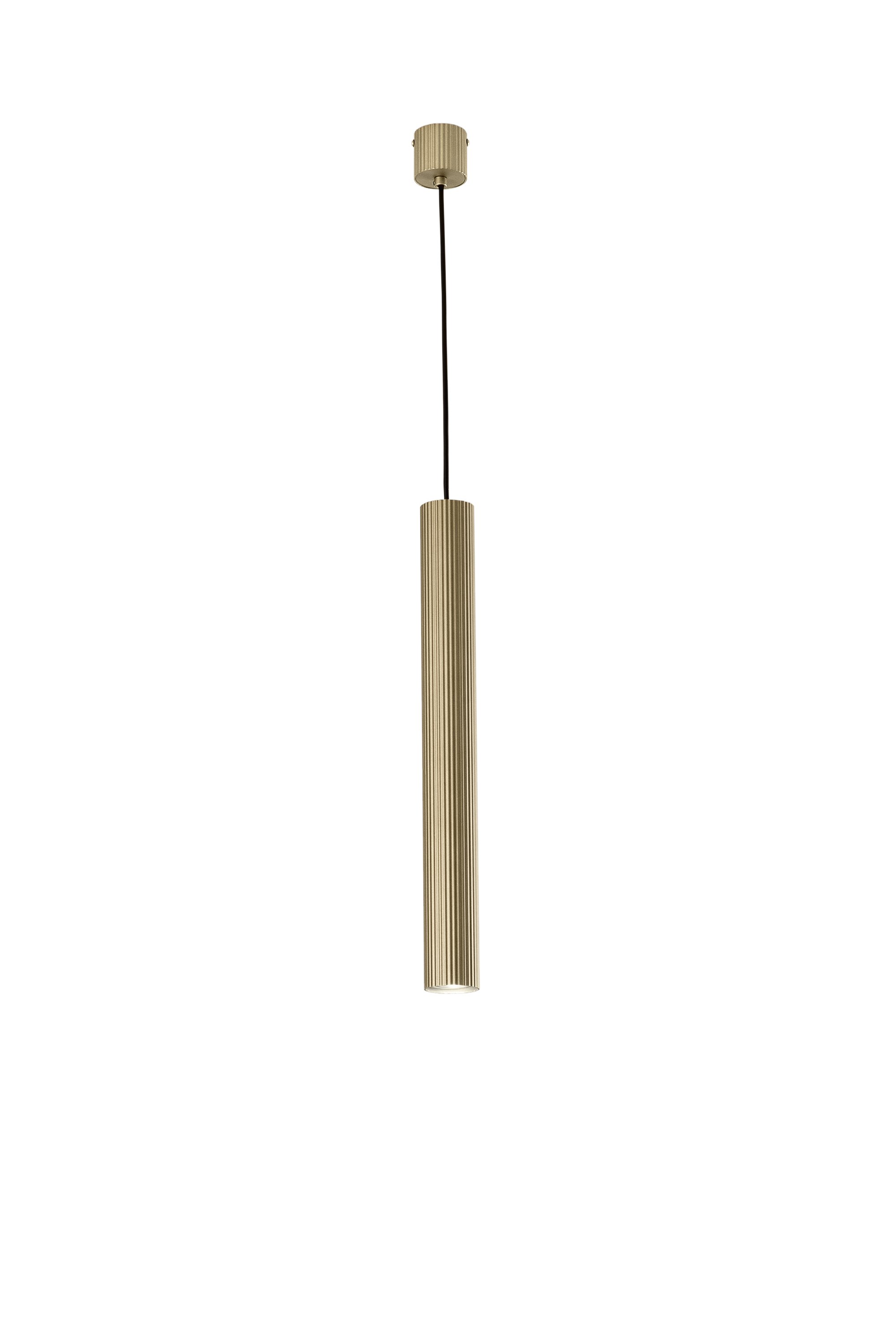 FAN I-LORD-S50-ORO Závěsné svítidlo Lord zlatý kov/hliník, 1 x GU10, 25 W, 5.6 x 255 cm - FANEUROPE
