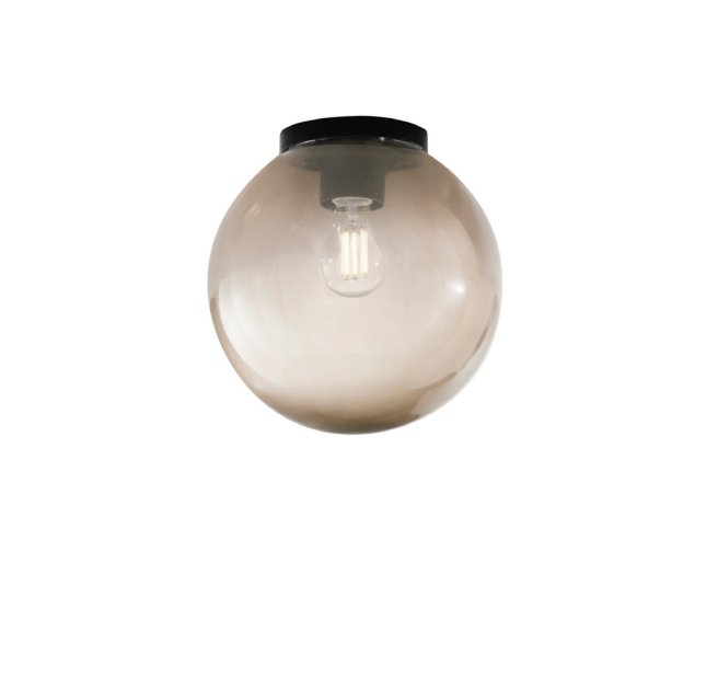 FAN I-POLLY-G25-GR Venkovní svítidlo Lumetto Polly, plast, šedá, 1 x E27, 26 x 25 cm, IP44 - FANEUROPE