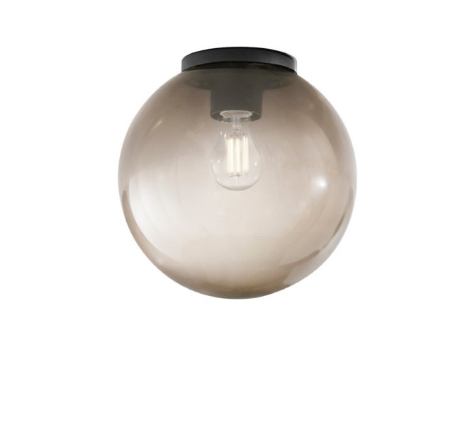 FAN I-POLLY-G30-GR Venkovní svítidlo Lumetto Polly, plast, šedá, 1 x E27, 31 x 30 cm, IP44 - FANEUROPE