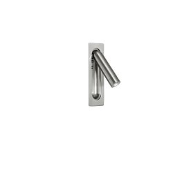 Obrázek pro produkt Nástěnné zapuštěné svítidlo LED Defoe, nastavitelné, nikl, 3 W, 300 lm, 3000 K, 14 x 6,7 x 16,9 cm - FANEUROPE
