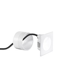 Obrázek pro produkt Zápustné venkovní svítidlo LED Onyx, bílé, hliník, 2 W, 420 lm, 4000 K, IP54, 8 x 8 x 4 cm - FANEUROPE