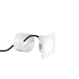Obrázek pro produkt Zápustné venkovní svítidlo LED Onyx, bílé, hliník, 2 W, 420 lm, 4000 K, IP54, 8 x 8 x 4 cm - FANEUROPE