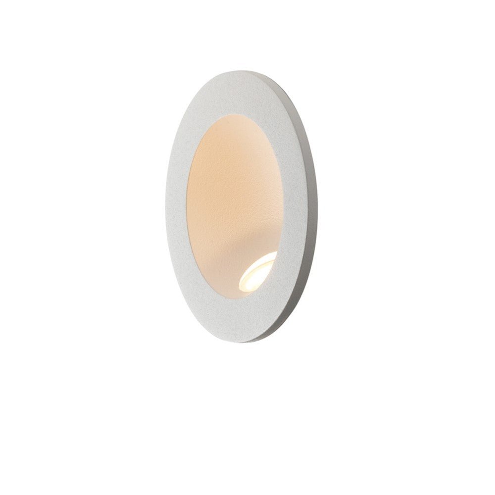 FAN INC-ONYX-R1 BCO Zápustné venkovní svítidlo LED Onyx, bílé, hliník, 2 W, 420 lm, 4000 K, IP54, 8 x 8 x 4 cm - FANEUROPE