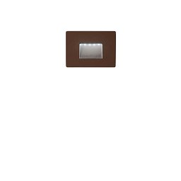 Obrázek pro produkt Kryt pro zápustné svítidlo STRATOS bronz, 8 x 11 cm - FANEUROPE