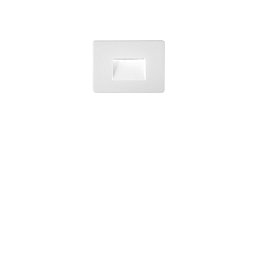 Obrázek pro produkt Kryt pro zápustné svítidlo STRATOS bílá, 8 x 11 cm - FANEUROPE