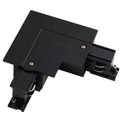 Obrázek pro produkt Rohová spojka černá pro 3f zapuštěnou lištu 11,04 x 5,5 x 3,2 cm levá - FANEUROPE