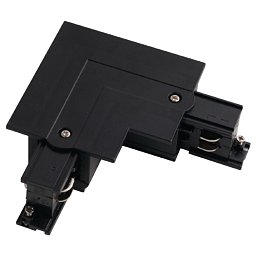 Obrázek pro produkt Rohová spojka černá pro 3f zapuštěnou lištu 11,04 x 5,5 x 3,2 cm levá - FANEUROPE